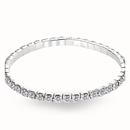 Kyrox Luxe Rhinestone Bracelet – Premium Stretch Hand Jewelry Elegance (Unisex)