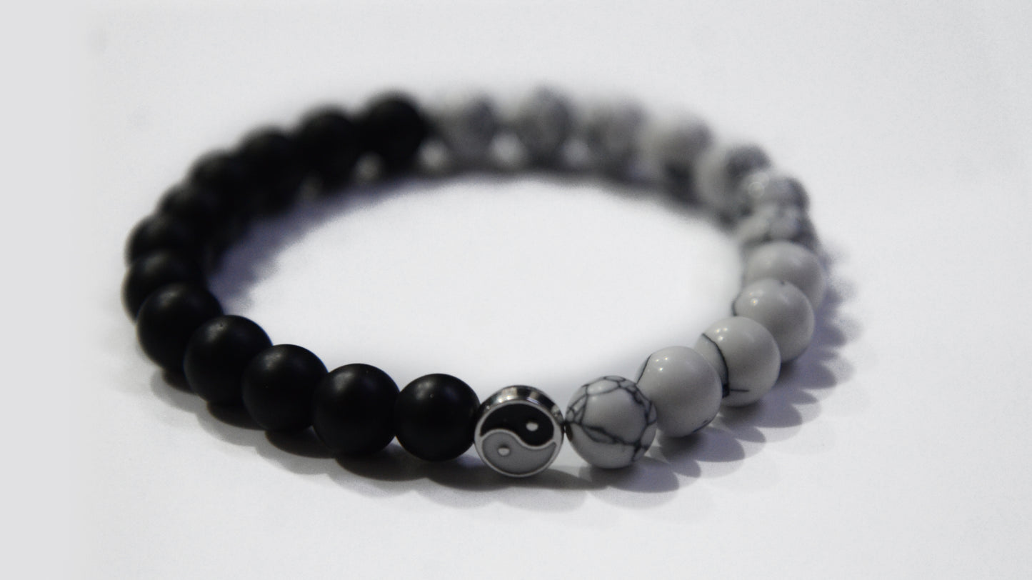 The Kyrox Hand-Woven Yin Yang Beaded Bracelet | Kyrox.pk